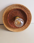 applique en osier vintage