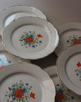 assiettes plates vintage