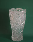 vase en verre moulé