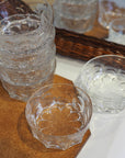 Coupelles en verre