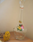 carafe en verre avec bouchon