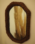 miroir rotin
