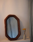 miroir en osier