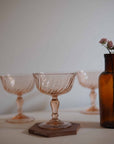 coupe en verre rosaline