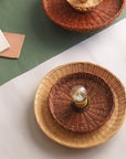 luminaire en rotin
