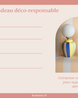 Carte cadeau déco-responsable