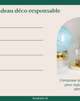 Carte cadeau déco-responsable
