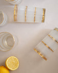 Verres à eau vintage en verre