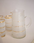 Verres à eau vintage en verre