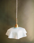 suspension en opale bleue