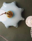 suspension vintage et porcelaine