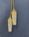 lampe en verre conique