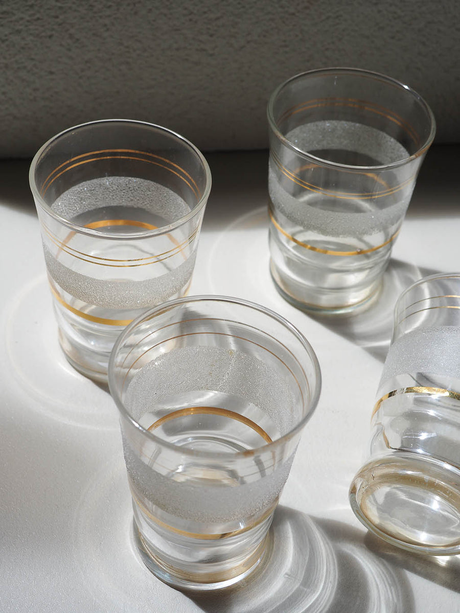 verres à eau granité