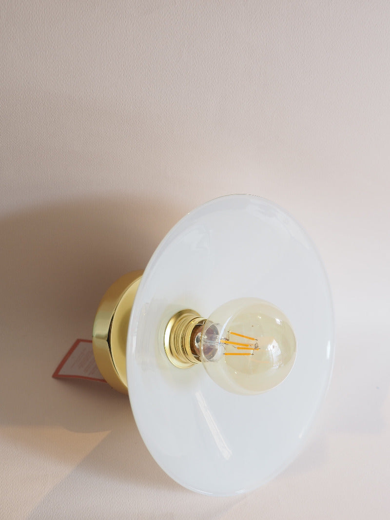 lampe vintage opaline