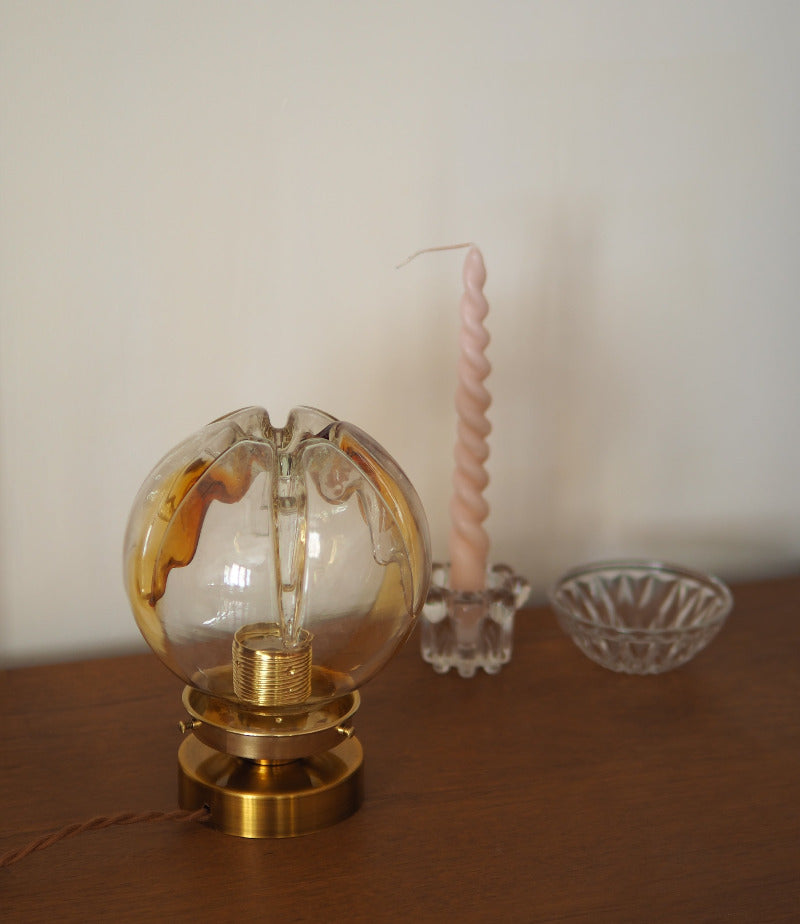 lampe globe mazzega murano