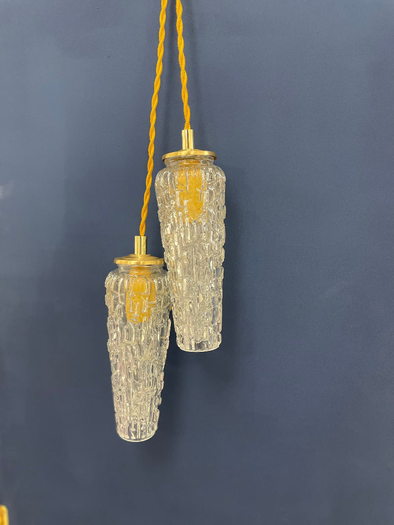 lampe en verre conique